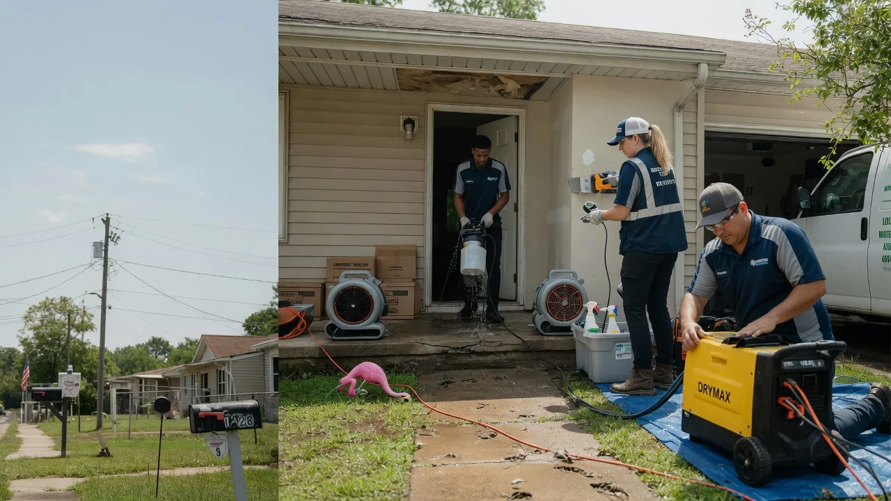 Storm Damage Water Removal in Huntsville, AR near me